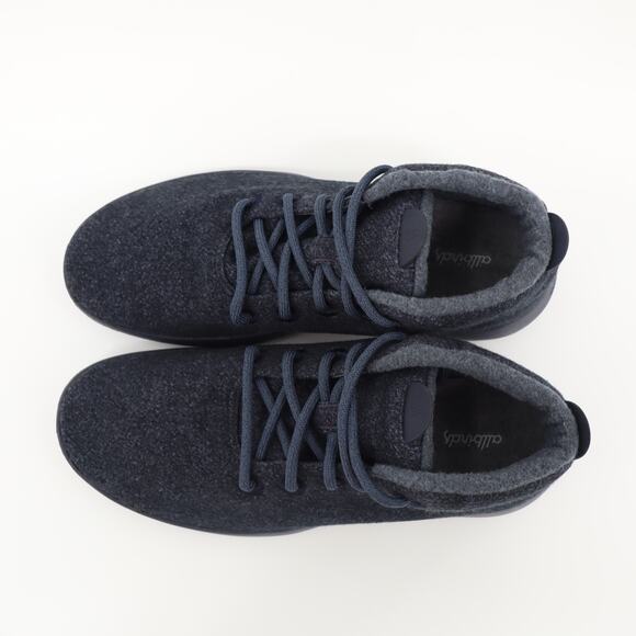 Allbirds Wool Runner-up Mizzle Shoes Men\'s Sz 11 Blue Merino High Top WRUM